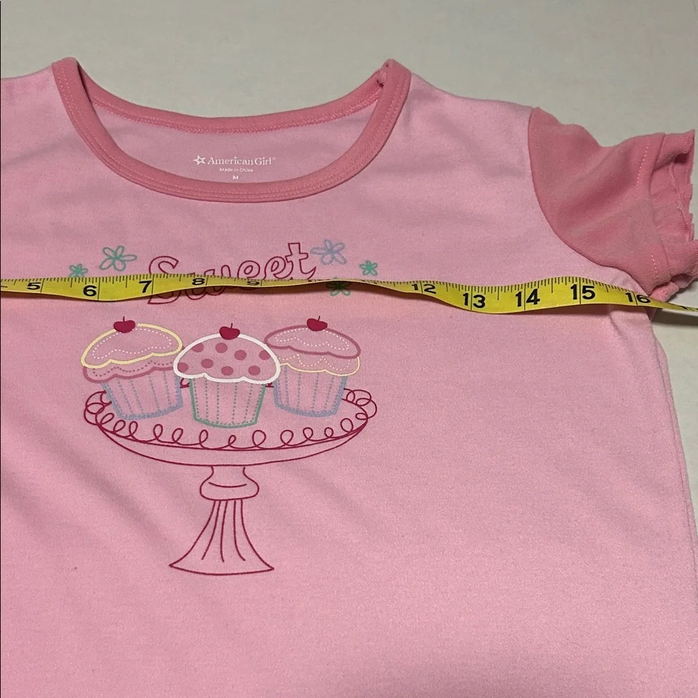 American Girl Pink Cupcake Pajama Set